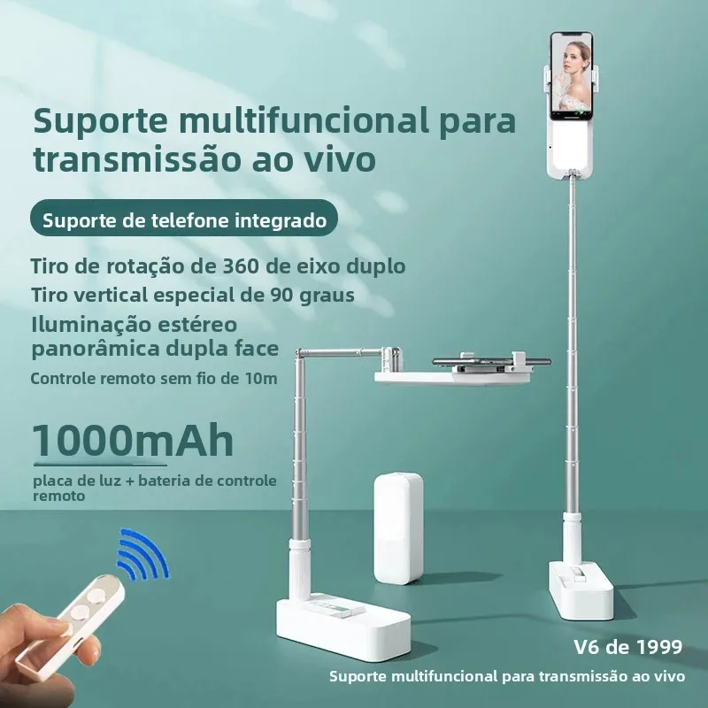 スマホホルダー-ランプ-セルフィー-フィルライト-サポート-ポータブル-スタンド-リビング-ビデオ-電話-車載-スマホ-bluetooth-カメラ-ランプ