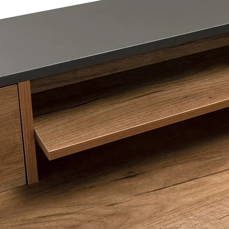 Industrial Style Melamine Top Metal Leg Computer Desk Home Office Furniture Writing Desk