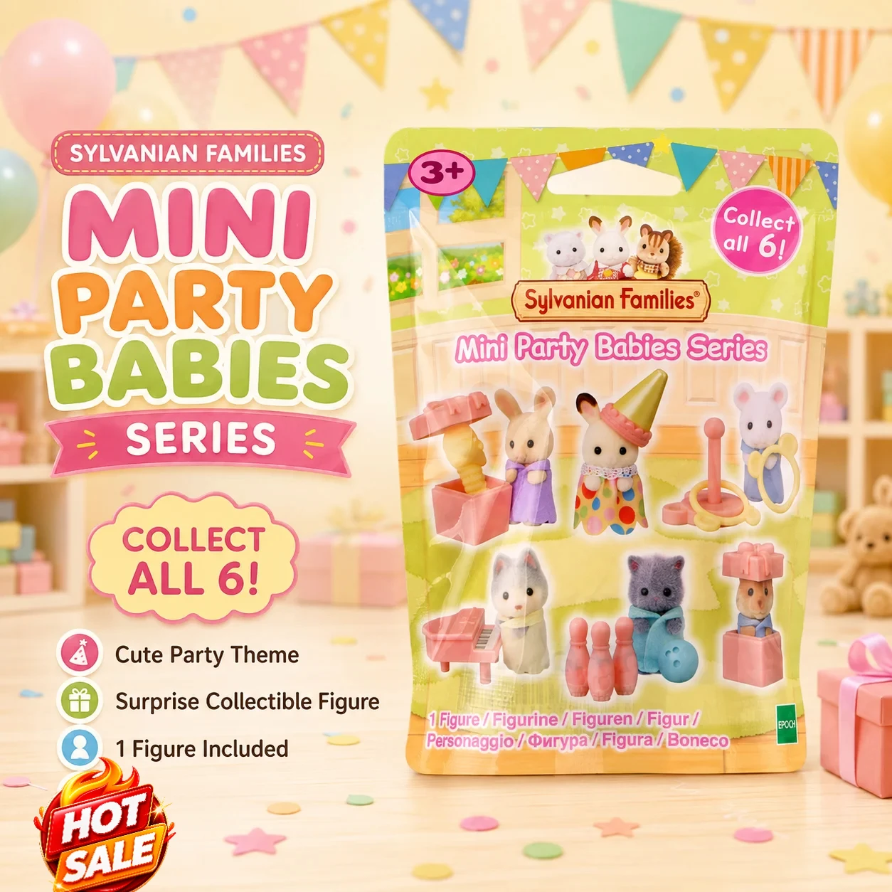 Sylvanian Families Mini Party  - Baby Products Keeping Bag recensione e prezzo