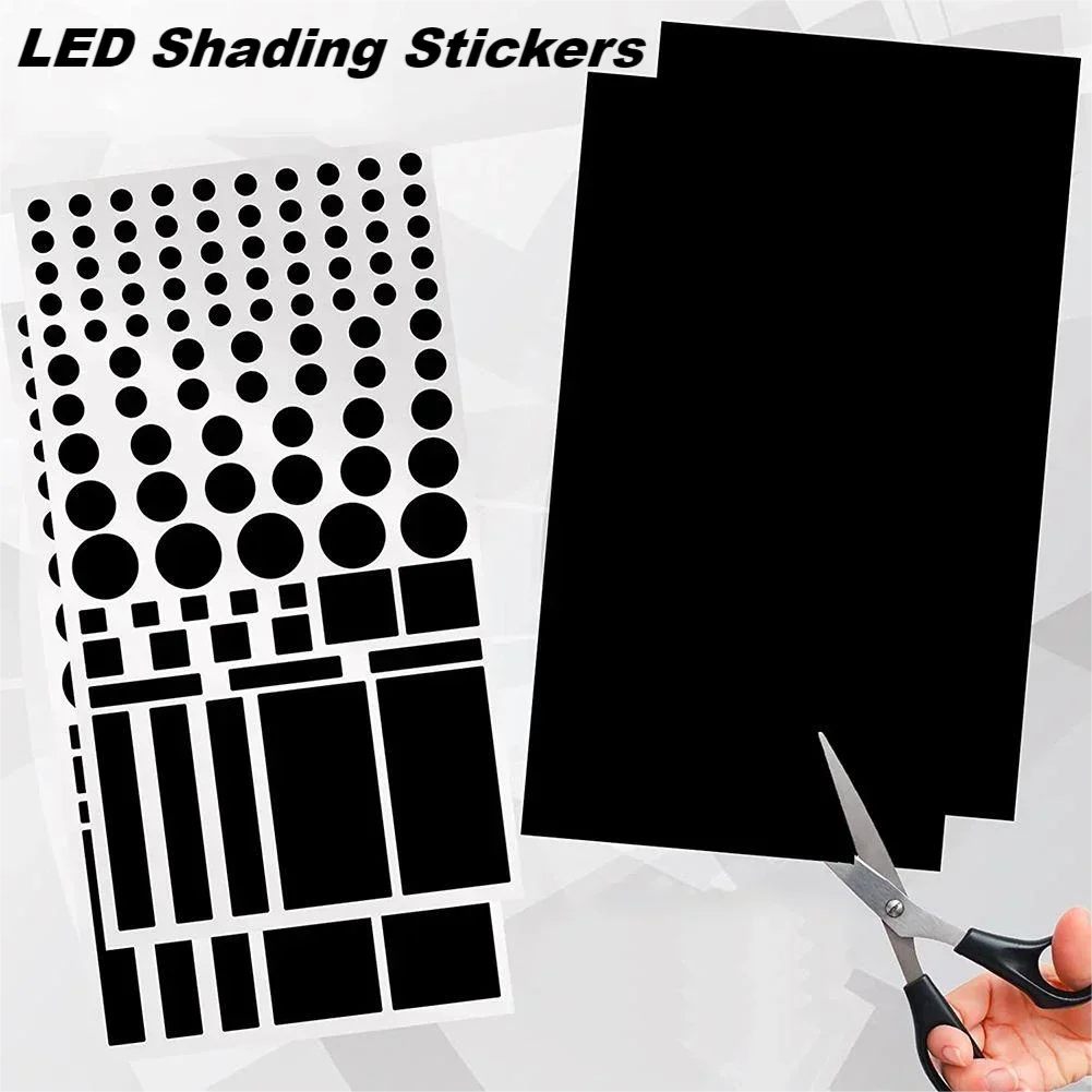 Light Dimming Stickers Light Blocking Stickers For Electronics Household Electronic Products LED Shading Blackout Stickers