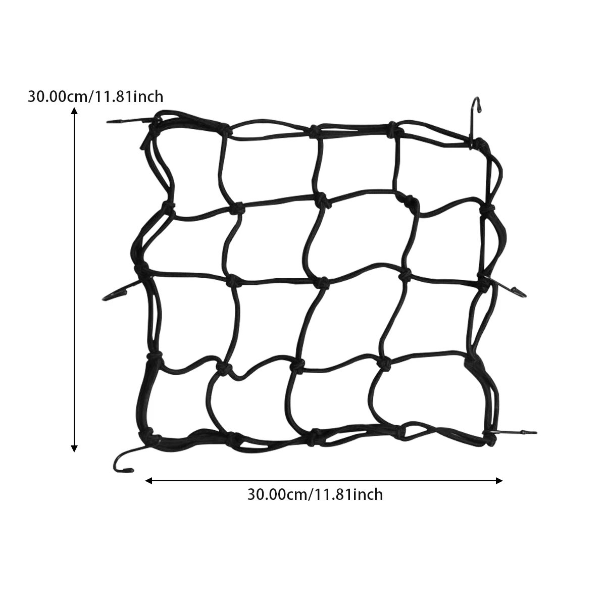 Bungee Cargo Net Strech Gear Helmet Luggage Netting for Motorcycle Bike Paddleboard Quad Canoe Moped ATV Accessories image 6