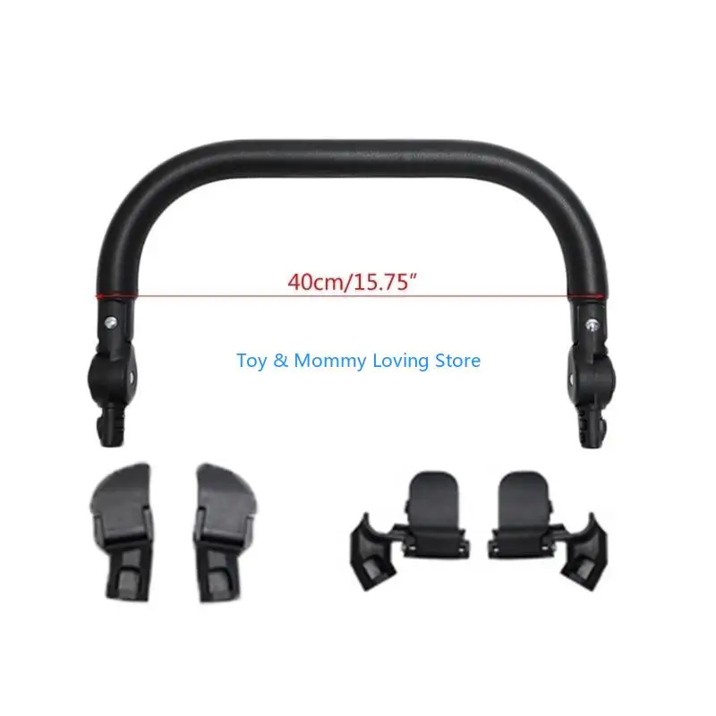 Y1QF PU Tay Lái Thanh cản Xe đẩy bé 0-5T Xe đẩy Tay vịn Thanh tay cầm