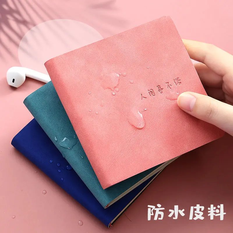 new-3pcs-simplicity-line-grid-blank-journal-scrapbook-192-sheet-mini-notebook-ins-journal-portable-pocket-planner-student