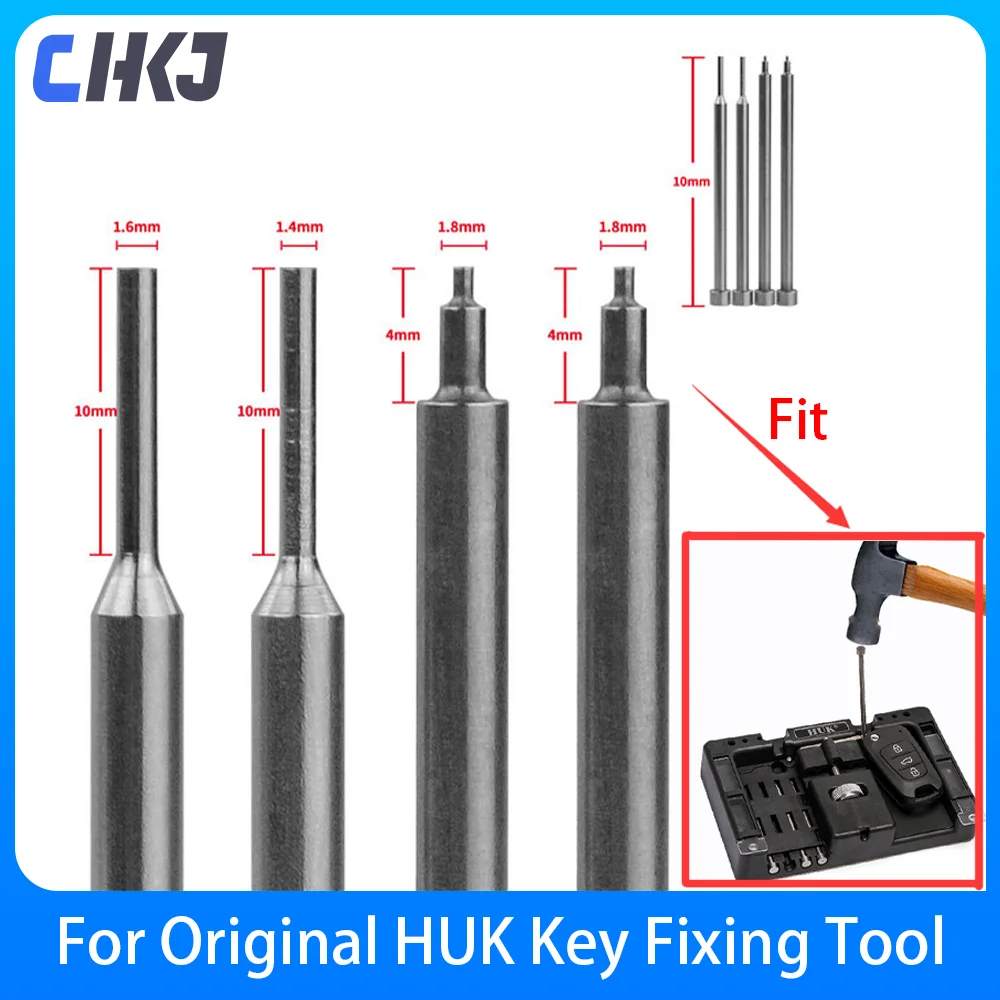 CHKJ 1/5/10PCS Replacement Pins For Original HUK Key Fixing Tool Flip Key Vice Of Flip-key Pin Remover Locksmith Tool