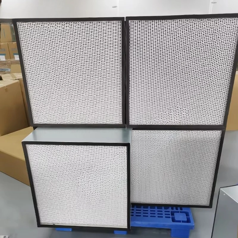 

Manufacture High Efficiency Air Filter H13 H14 Laminar Flow Hood Deep Pleated Hepa Filter for Separator Ahu Ventilation System