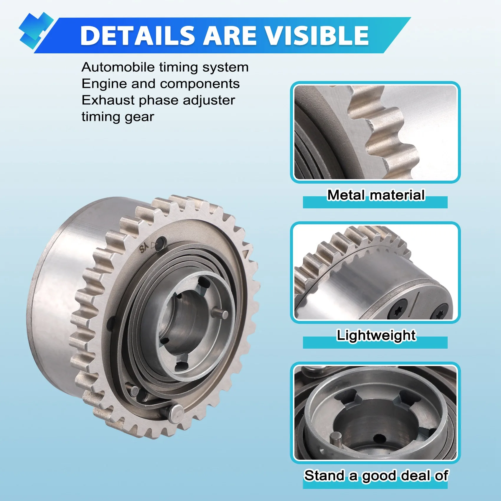 Reliable-Exhaust Phase Adjuster Timing Gear VVT Wheel 5184369AH For Jeep Dodge 2011-2022