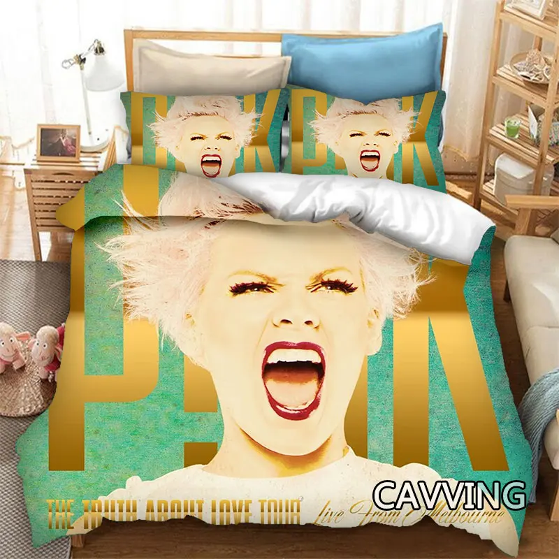 

P!nk Alecia Beth Moore 3D Printed Bedding Set Duvet Covers & Pillow Cases Comforter Quilt Cover (US/EU/AU Sizes) K03