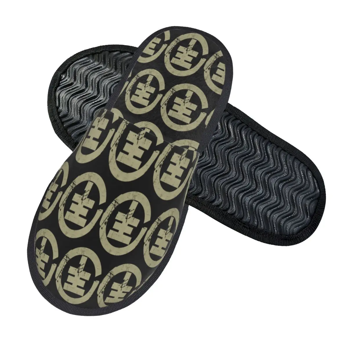 Custom Tokio Hotel Logo Slippers Memory Foam Warm Soft Women House Slipper Bedroom Cozy Shoes