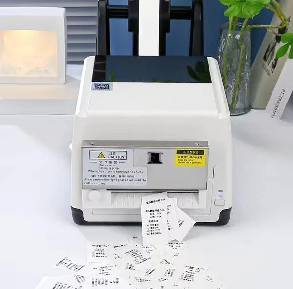 High DPI300 Big Auto Cutter for Ribbon Thermal Transfer Label Adhesive Printer 4Inch 4X6 Sticker Barcode Printer Xprinter T451E