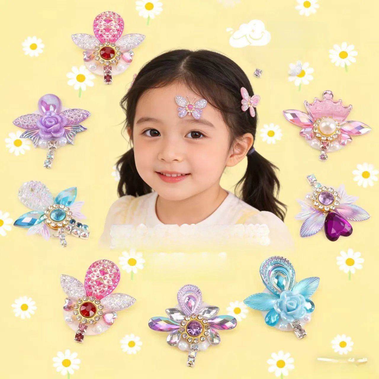 Eyebrow Sticker Toys Double-Sided Children's Stickers Girls' Self-Adhesive Face Painting Decals Business Supplies image 3
