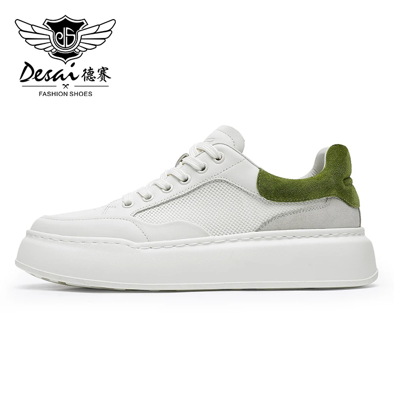 Desai Brand Men Shoes Athletic High Quality Walking Mens Hot Sale 2023 Original Punch Design BreathableSpring