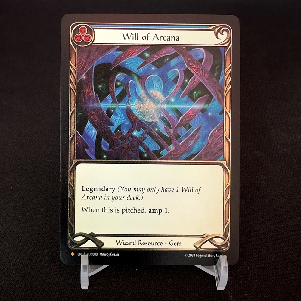 Cartes proxy sans feuille de chair et de sang, cartes de bricolage FAB TCG, cartes de Collection de jeu, ceinture sauvage, couronne de Dominon, échographie de la couronne