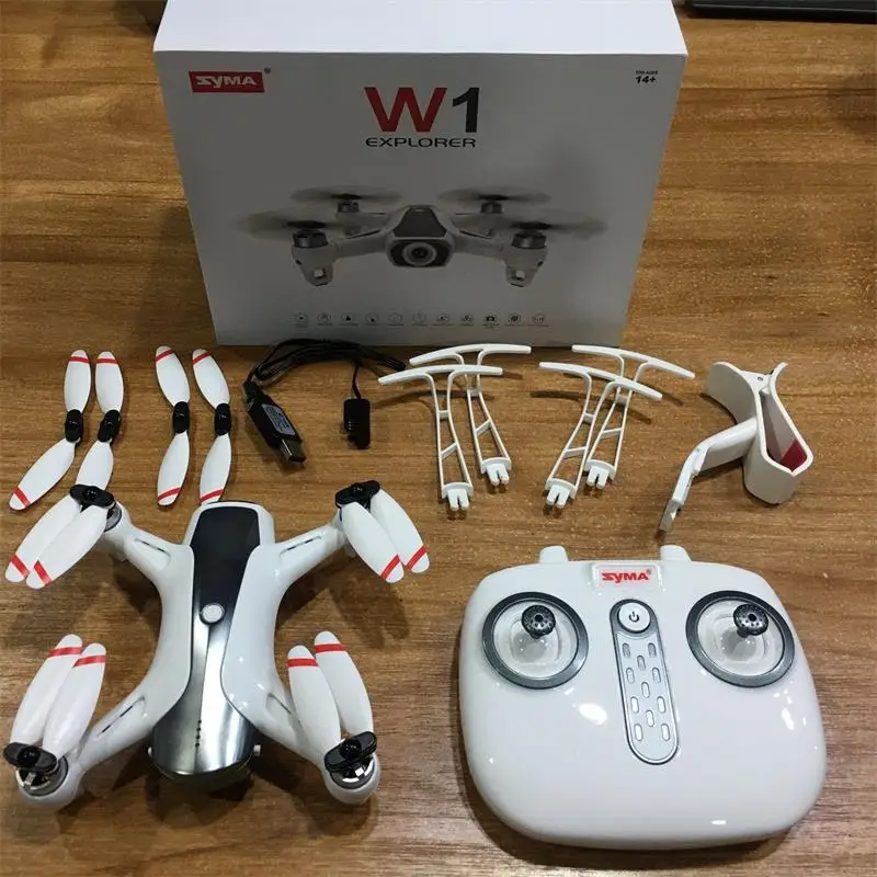 Brushless RC Quadcopter SYMA W1 Accessories Remote Drone Parts Body Shell Motor Blades Protection Guard Charger PhoneHolder etc.