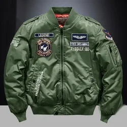 Autumn and Winter Fashion Brand Jacket Male Pilot 2022 New Versatile Coat Embroidery Heavy Industry High end Fashion