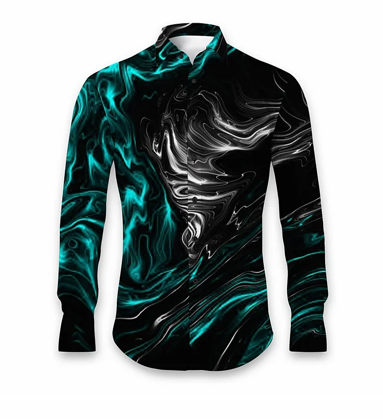 Men's shirt casual vacation Hawaiian men's tops light, soft and comfortable HD pattern 2024 new style hot sale