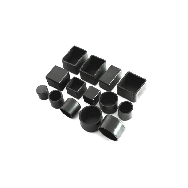 4PCs/set Black Chair Leg Caps Feet Protector Pads Furniture Table Covers Socks Hole Plugs Dust Cover Furniture Leveling Feet