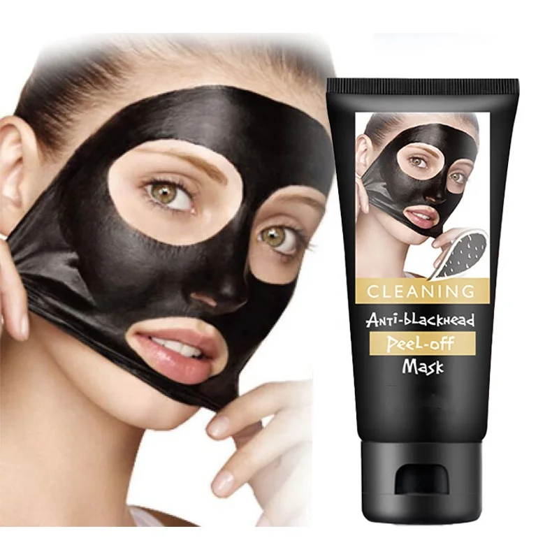 BambooSkincare-mascarilla de carbón activado para limpieza profunda de cara y nariz, eliminador de espinillas, cosmética para el cuidado de la piel
