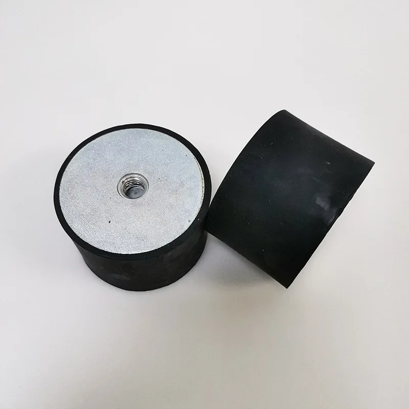 Rubber metal buffer,  75X50 IG M12X12