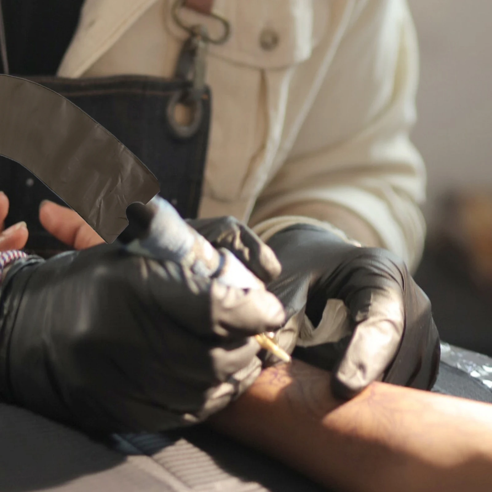 

100pcs Tattoo Outline Bag Disposable Clip Cord Sleeve For Machine Cover Anti-Ink Stain Dust Proof Tattoos Clip Cord Holder