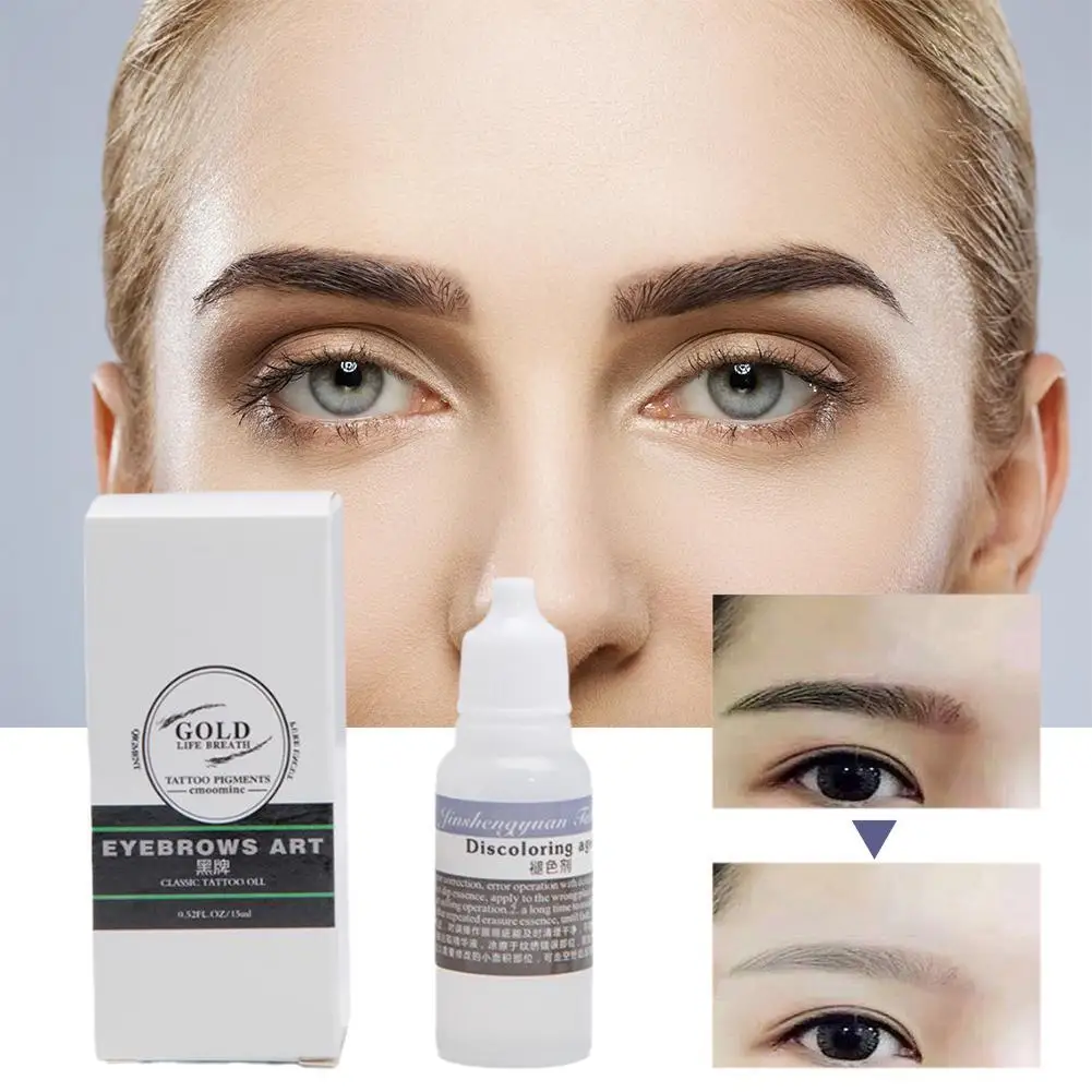 Schmerzlose Pigment verblassen Agent Tattoo Tinten entferner schnelle Korrektur Creme Textur Entferner liefert Tattoo Tattoo glattes Serum l7q8