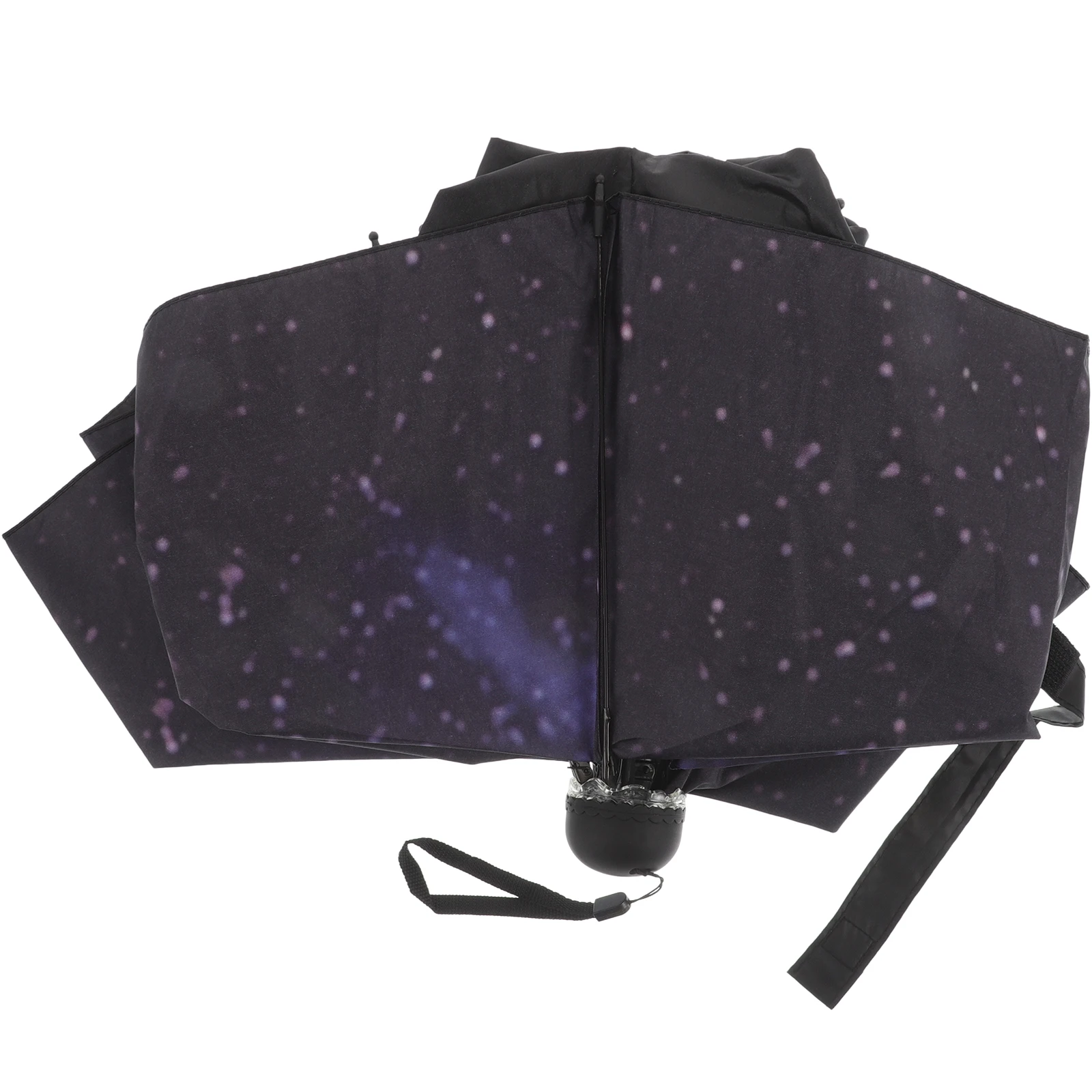 

Sky Anti-Uv Rain Protection Windproof Folding Umbrella Durable Material Comfortable Handle for Shopping Beach Outdoor