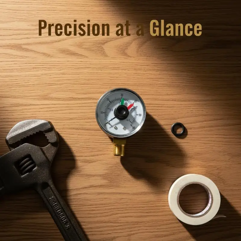 New Pressure Gauge Box With Enhanced User Experience 060Psi Measurement Range And Intuitive Design For Easy Operation