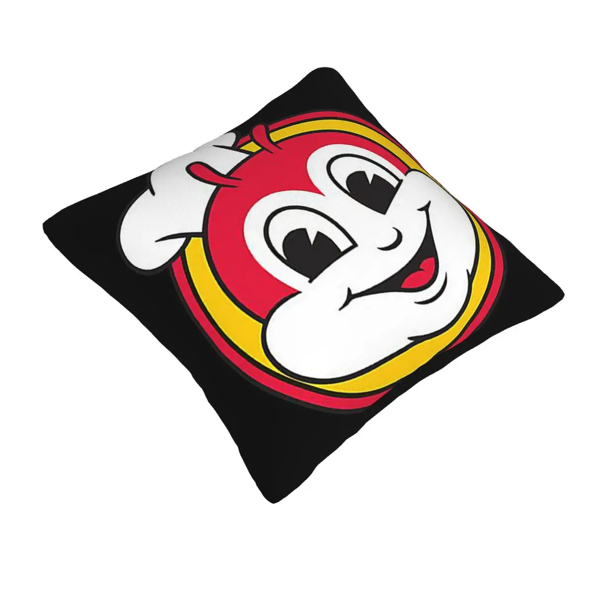 Jollibee Square Pillowcase Pillow Cover Cushion Zip Decorative Comfort Throw Pillow for Home Sofa