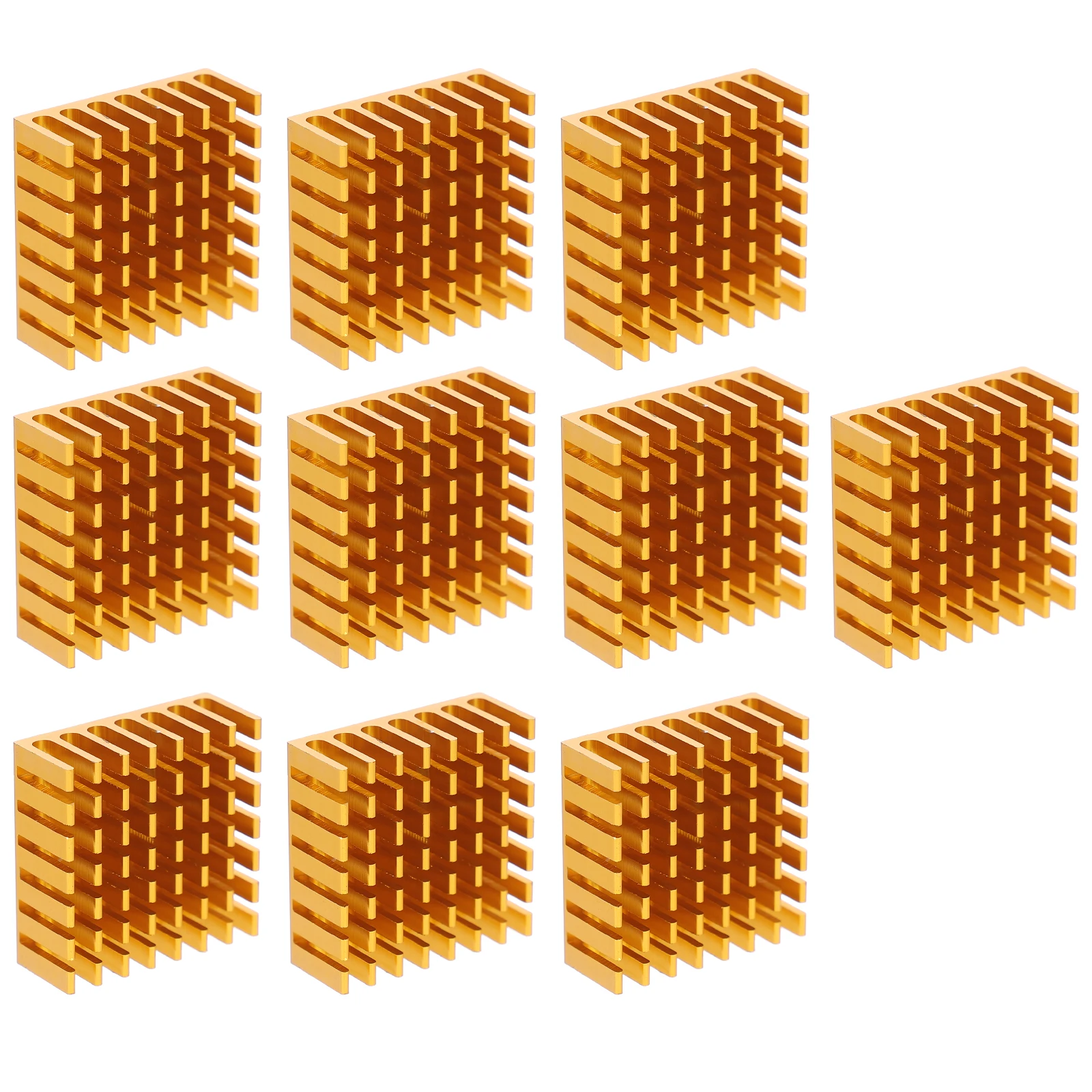 

10pcs Aluminum Radiator Heat Sink Cooling Fin For Cpu Gpu Ic Led Computer Laptopcooling Cooler Heatsink Module Notebook