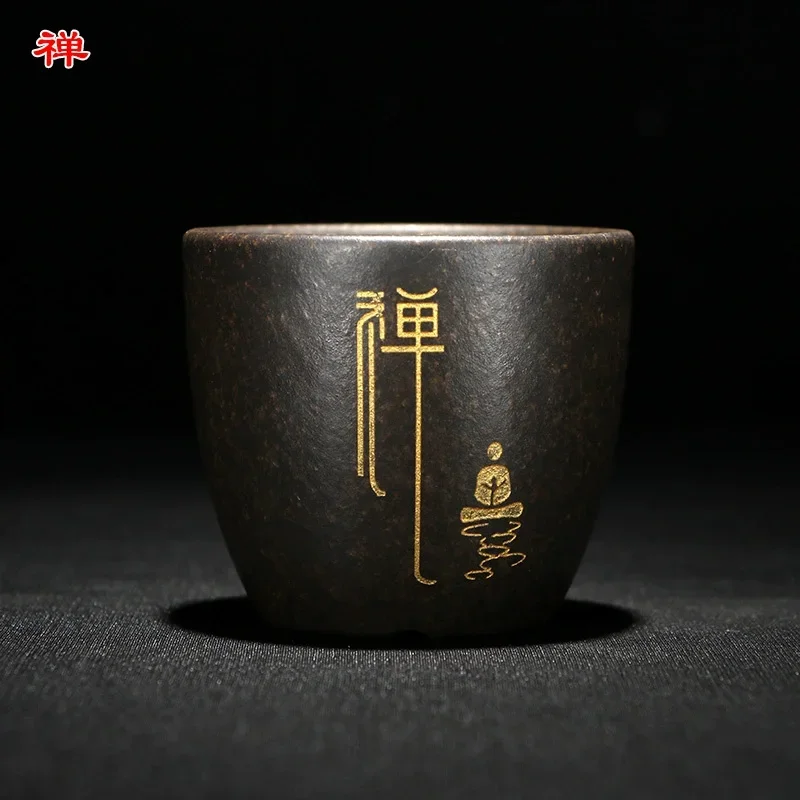 Circle Bonsai Pot Traditional Chinese Pattern, Zen,Dormitory Garden Decoration