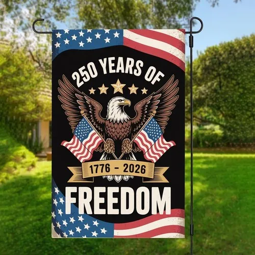 Years America Garden Flag Outdoor Decor Patriotic Yard House Banner Double S UUI GGX