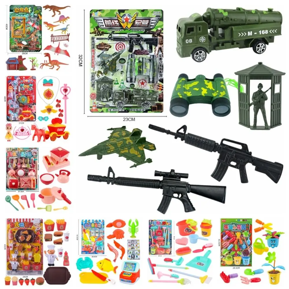 Tank Play House Toy Durable Princess Kitchenware Kid Cooking Toys Colorful Creative Dinosaurs Toys Developmental Toy