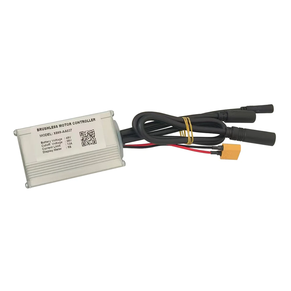 NUlkomma E-bike Brushless Motor Controller X869-AA037 48V 13A for 5S Protocol DisplayElectric Scooters MTB Fat Bikes Accessories