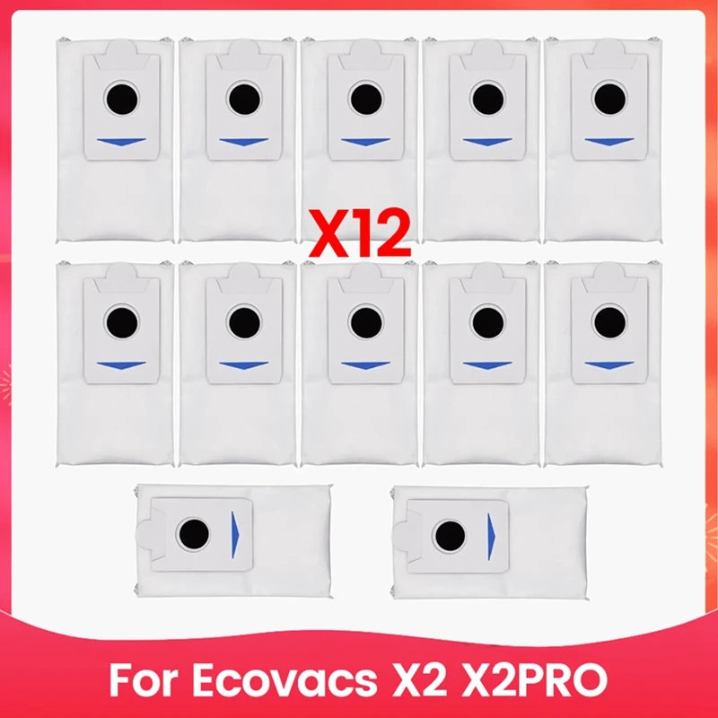 

M12K12PCS Vacuum Cleaner Dust Bag Accessories For Ecovacs X2 X2pro Vacuum Cleaner Accessories Replacement Dust Bag