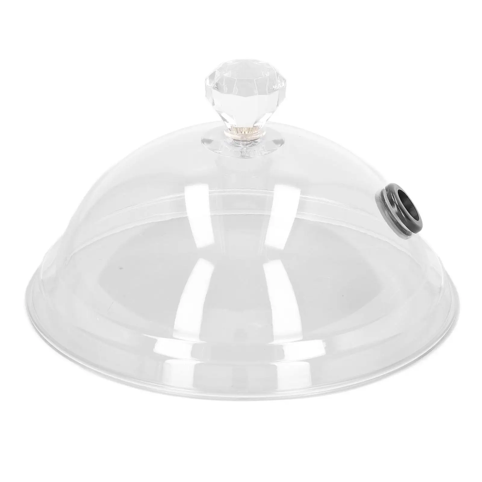 Flame Retardant Smoke Infuser Dome Cover - Heat Resistant Acrylic, Transparent Set for Desserts & Cocktails