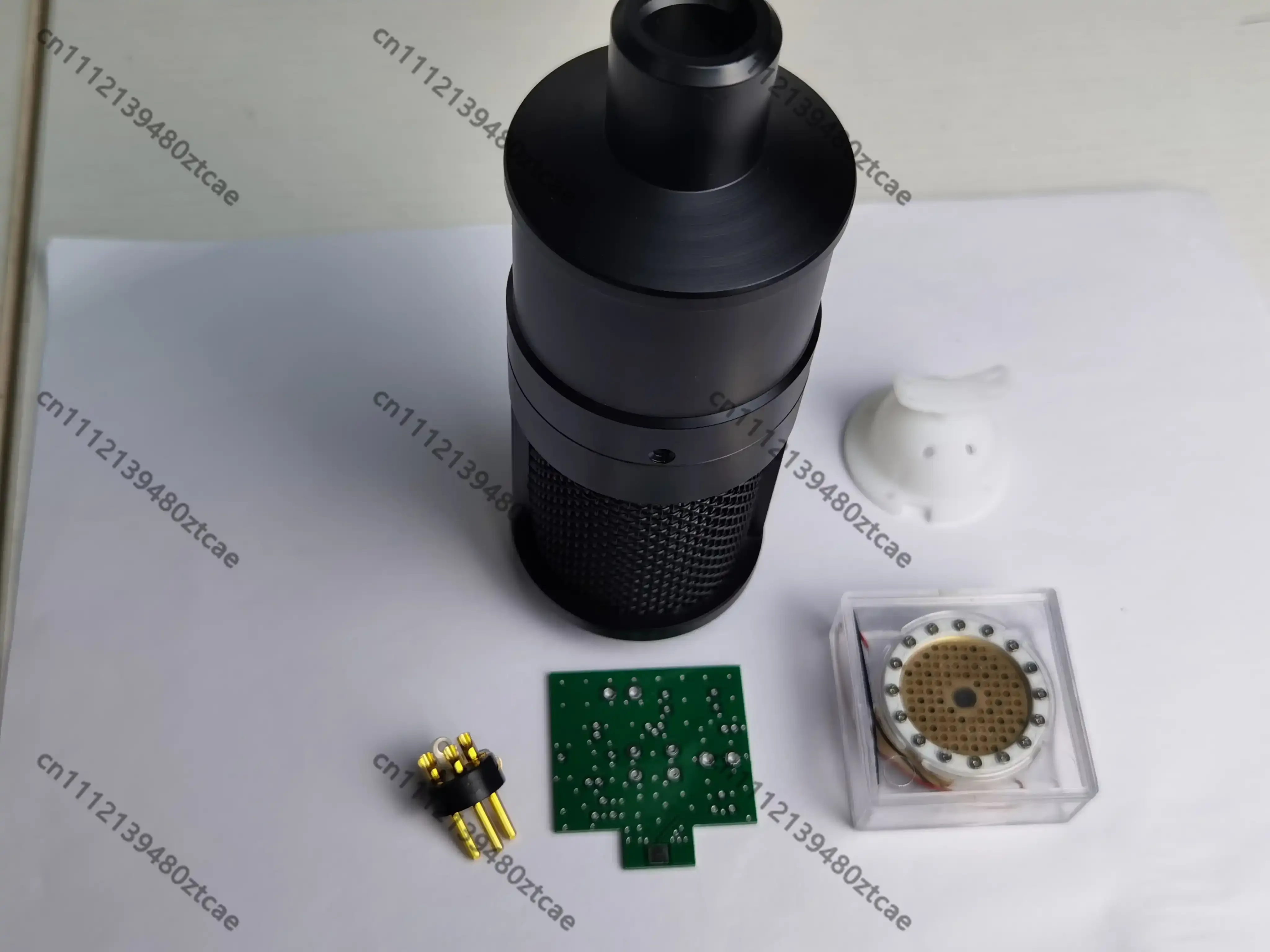 Large Diaphragm Condenser Microphone DIY Assembly Kit, Complete Electronic Accessories Soldering Set with Gold Plated Diaphragm