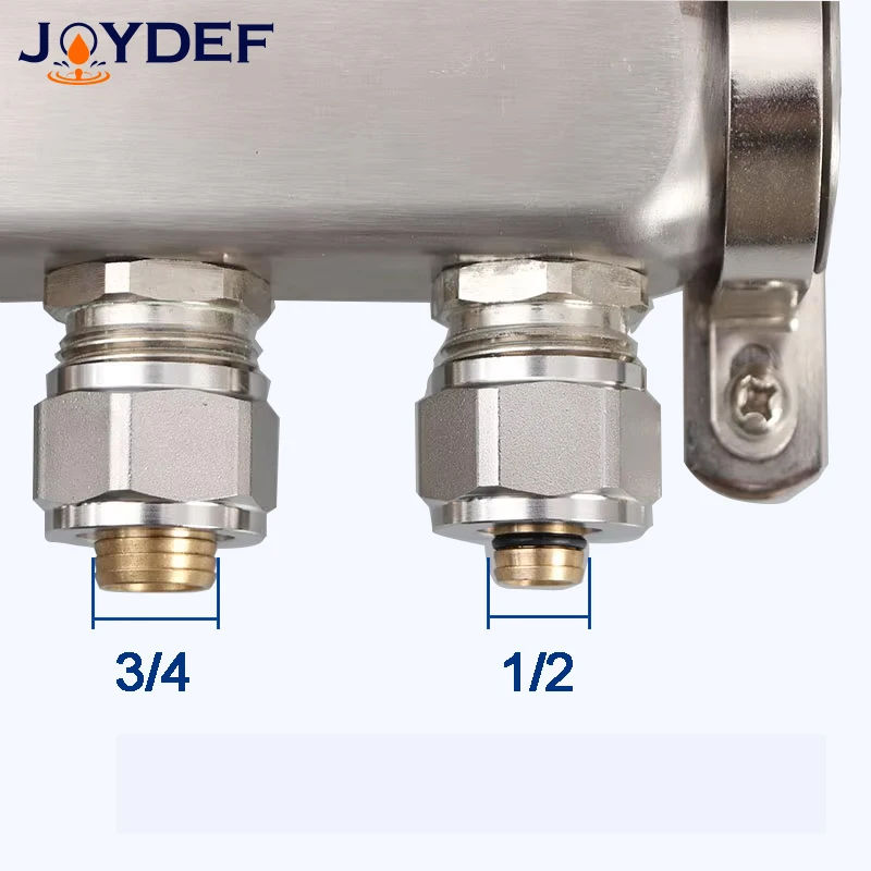 1/2インチ、3/4インチ　床暖房マニホールドキット用アクセサリー