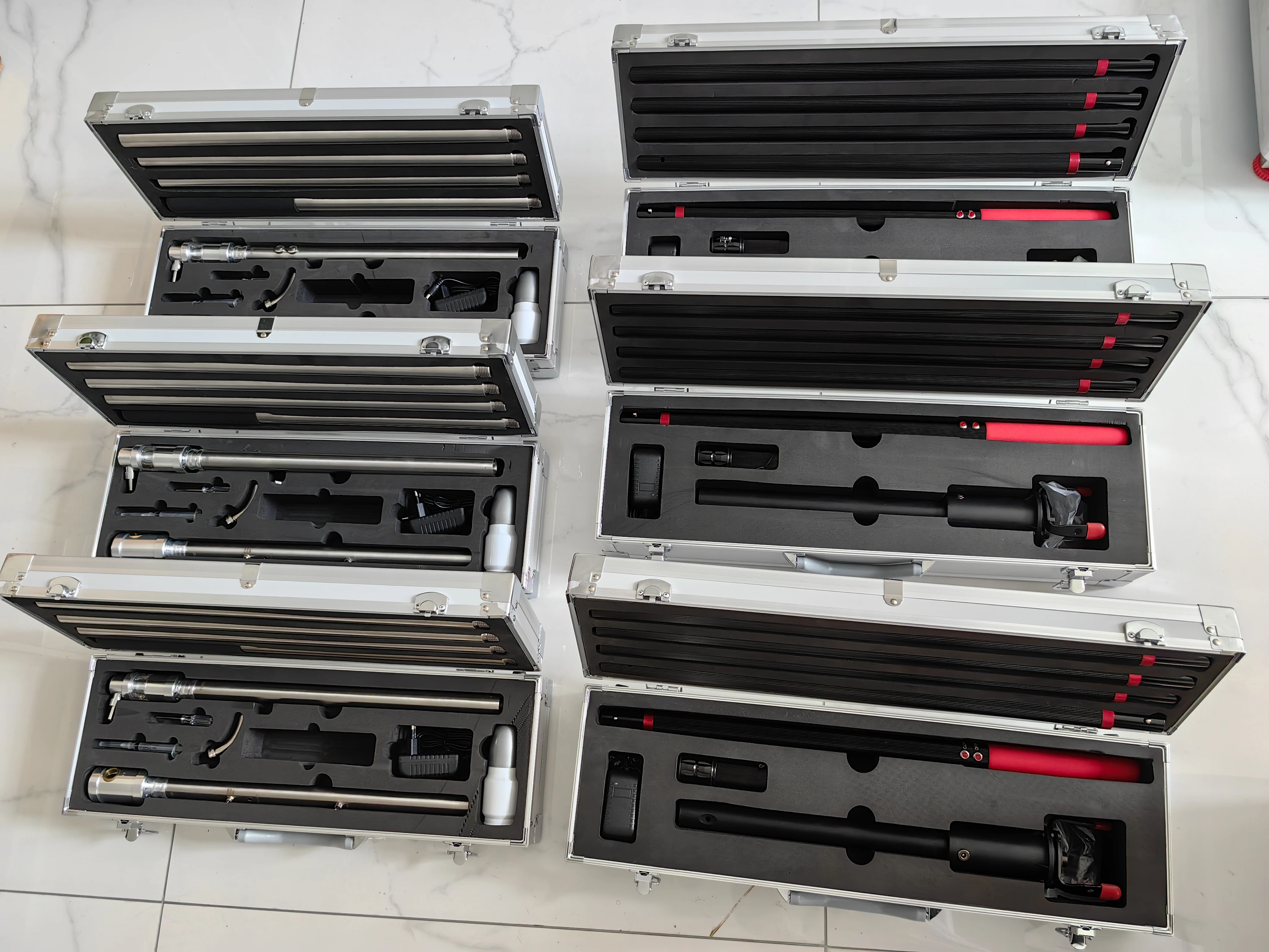 ABS-Q02 4-in-1 ควันและความร้อน & เปลวไฟ & เครื่องตรวจจับก๊าซเครื่องมือทดสอบ Multi-Function Fire Alarm Detector Tester