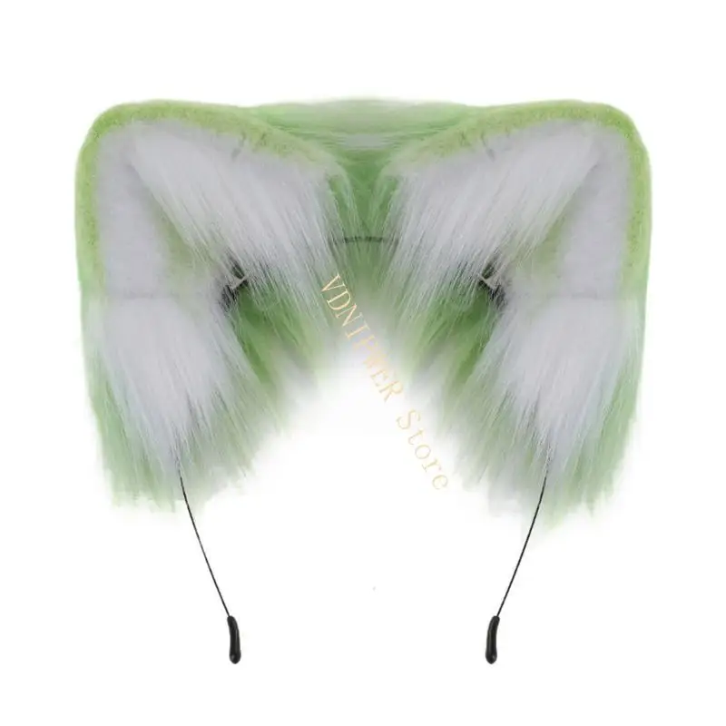 Orelhas gato fofas Live Broadcast Hair Hoop Adult Cosplay Anime Personagem DeCors cabelo D08E