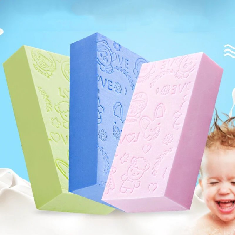 Baby Bath Rub Back Cleaning Sponges Household Non-skin Special Strong Sponge Bath Towel Children Adult Bath Body Cleaning Tools