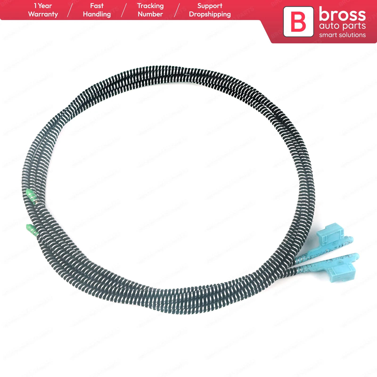 BSR614FBA Panoramic Glass Sunroof Roller Sunblind Front Cable Right Left 1K9898870 for VW Golf Jetta Passat Shipping From France