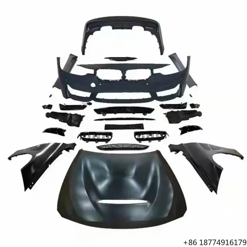 

Bodykit F30 MT M3 328i Front Bumper for 3 Series F30 F35 2013-2019 Upgrade to MT M-Tech Look Front Bumper Rear Bumper Kit