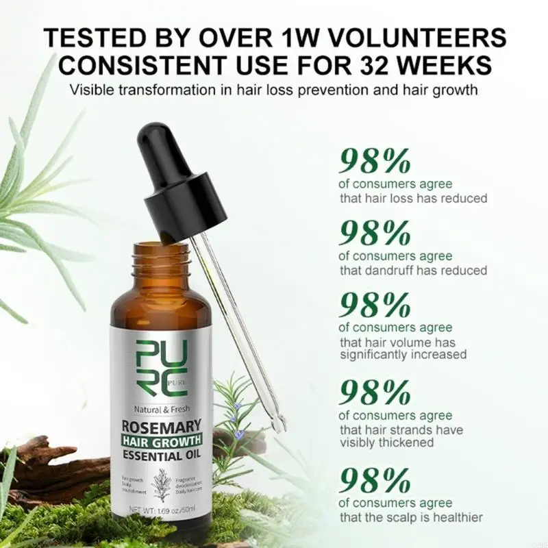 

G99E Rosemary Oil Hair Growth For Men Women Fast Grow Products Essential Oils