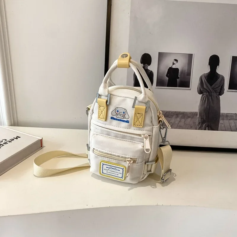 

2025 New Fresh Girl's High-Value Bag - Contrasting Color, Portable Messenger, Multi-Function & Multi-Pocket