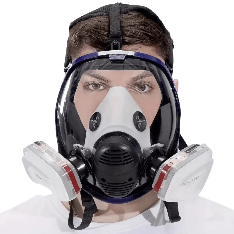 Chemical Gas Mask 6800 Dust Respirator Anti-Fog Full Face Mask Filter For Industrial Acid Gas, Welding Spray Paint Insecticide