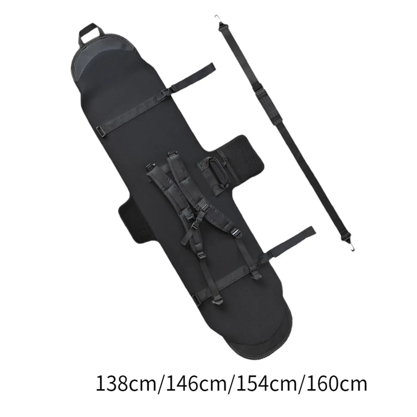 

Snowboard Sleeve Snowboard Accessories Soft Cover Scratch Resistant Pack Carrying Snowboard Protection Snowboard Bag for Travel