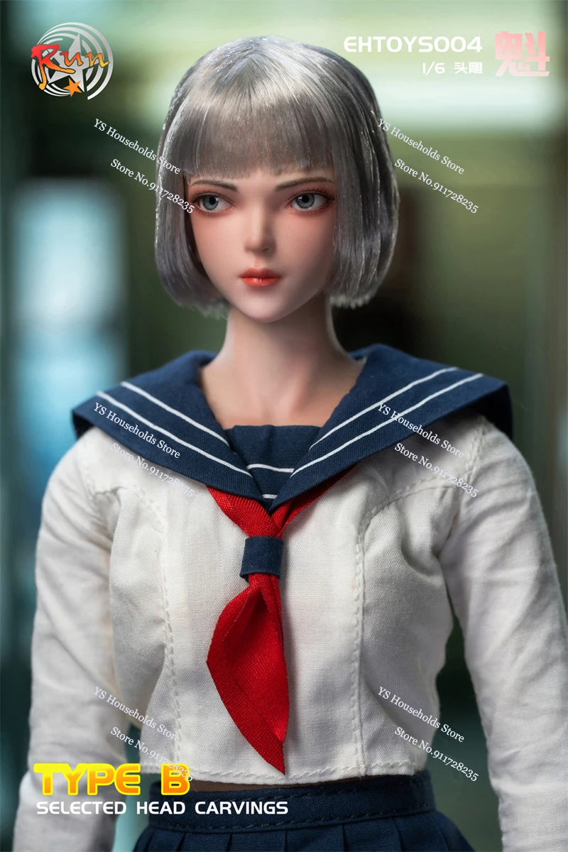 

EHTOYS EHTOYS004 1/6 Kui женская фигурка нежная голова скульптура подвижный дизайн глаз модель игрушки аксессуар для 12 "солдат декоры тела