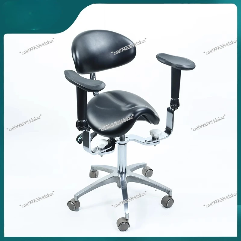 Microscope Surgical Chair Saddle , Microscope Chair Lifting Armrest Doctor  Backrest Adjustable Doctor Chair Riding