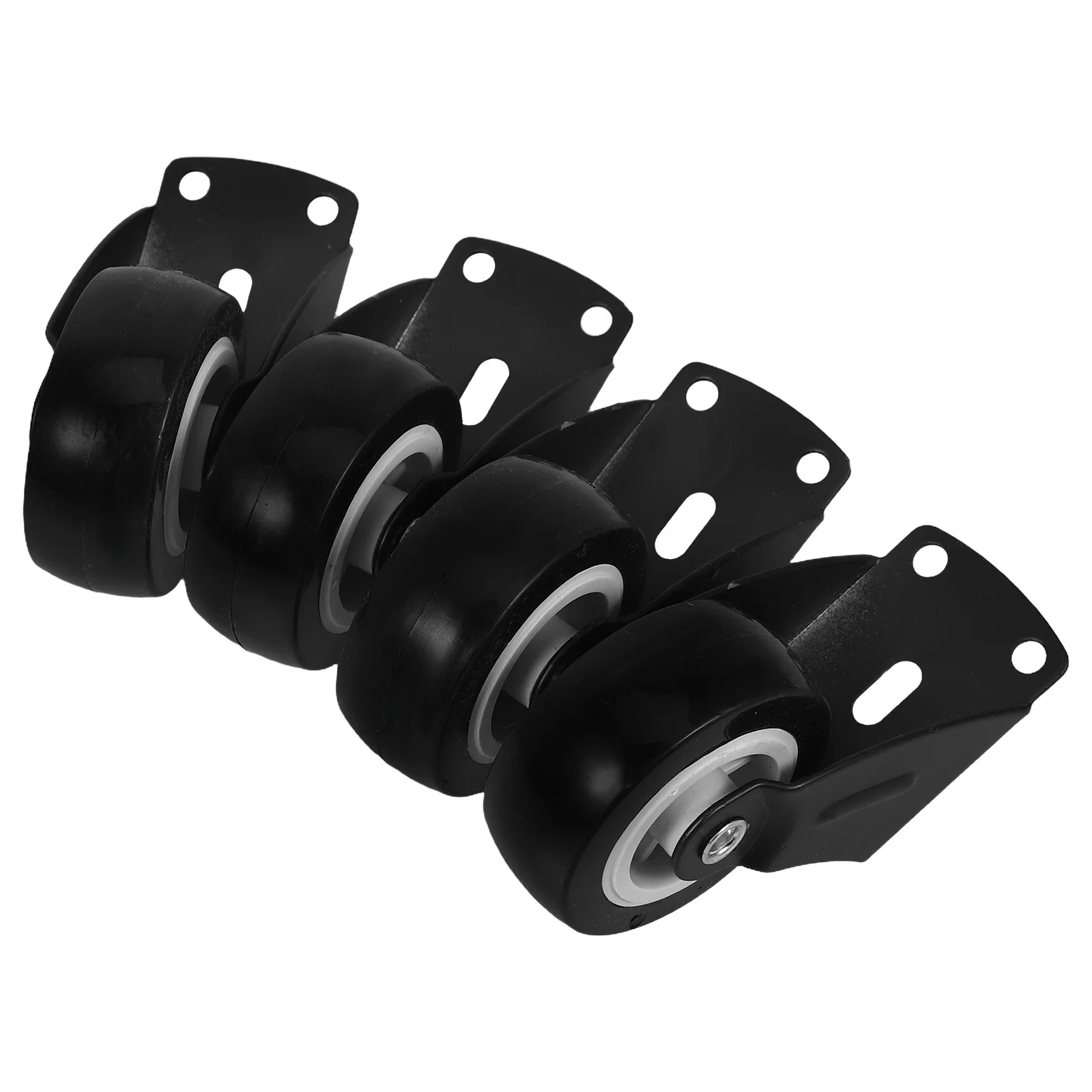 

4Pcs Cabinet Door Rollers Heavy Duty Sliding Hardware for Barn Closet Wardrobe Doors Floor Pulley Wheels High Strength