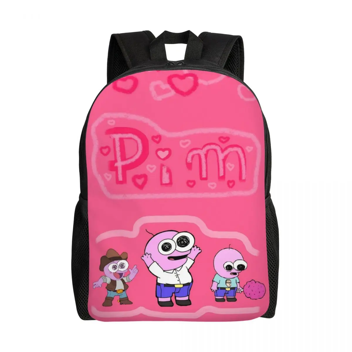 Toddler's Smiling Friends Pim And Charlie Backpack Preschool Kindergarten Backpacks Bags for Girls and Boys
