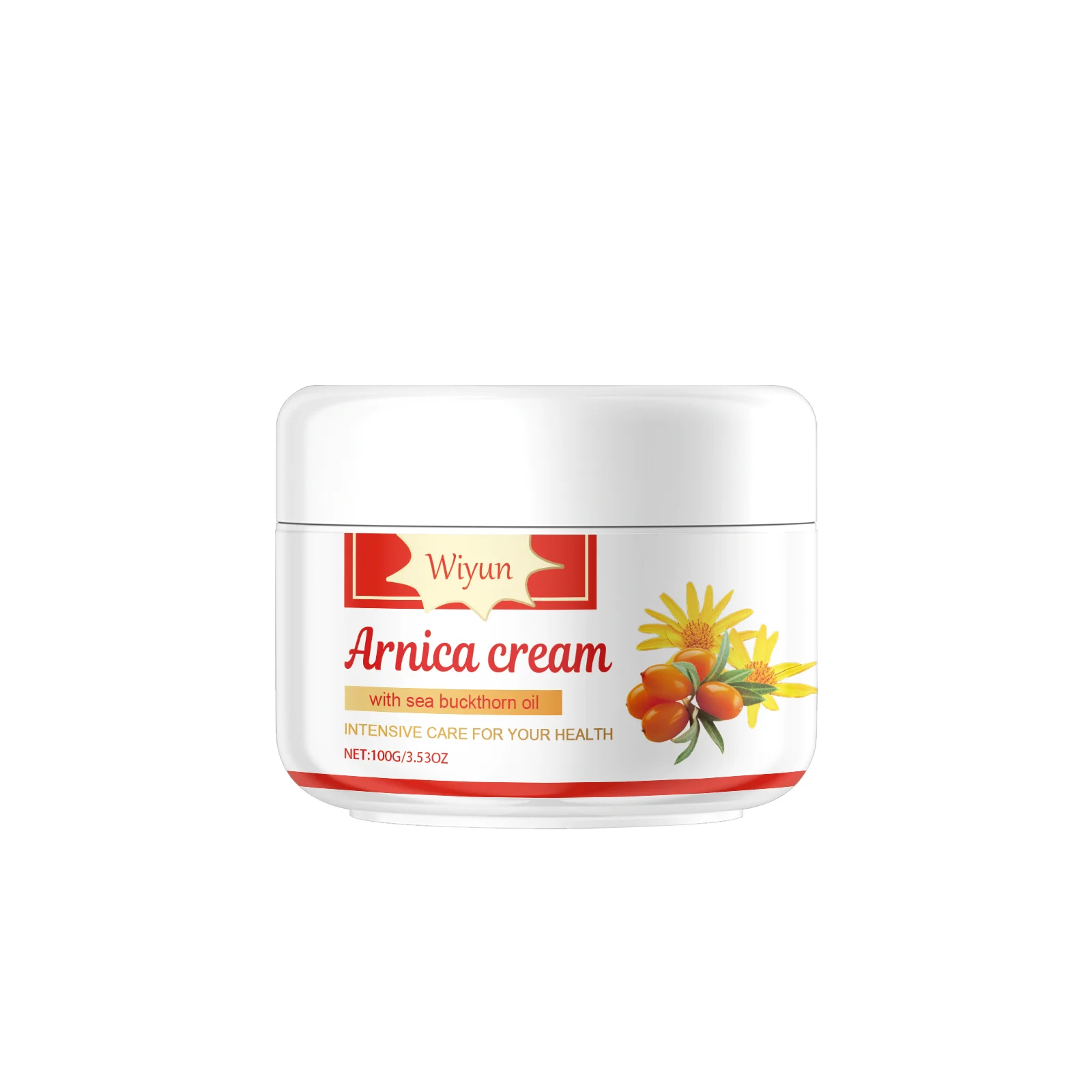 Arnica Face Cream Antioxidant Relieve Redness Oil Control Anti Acne Moisturizing Refreshing Brighten Soothing Facial Cream 100g